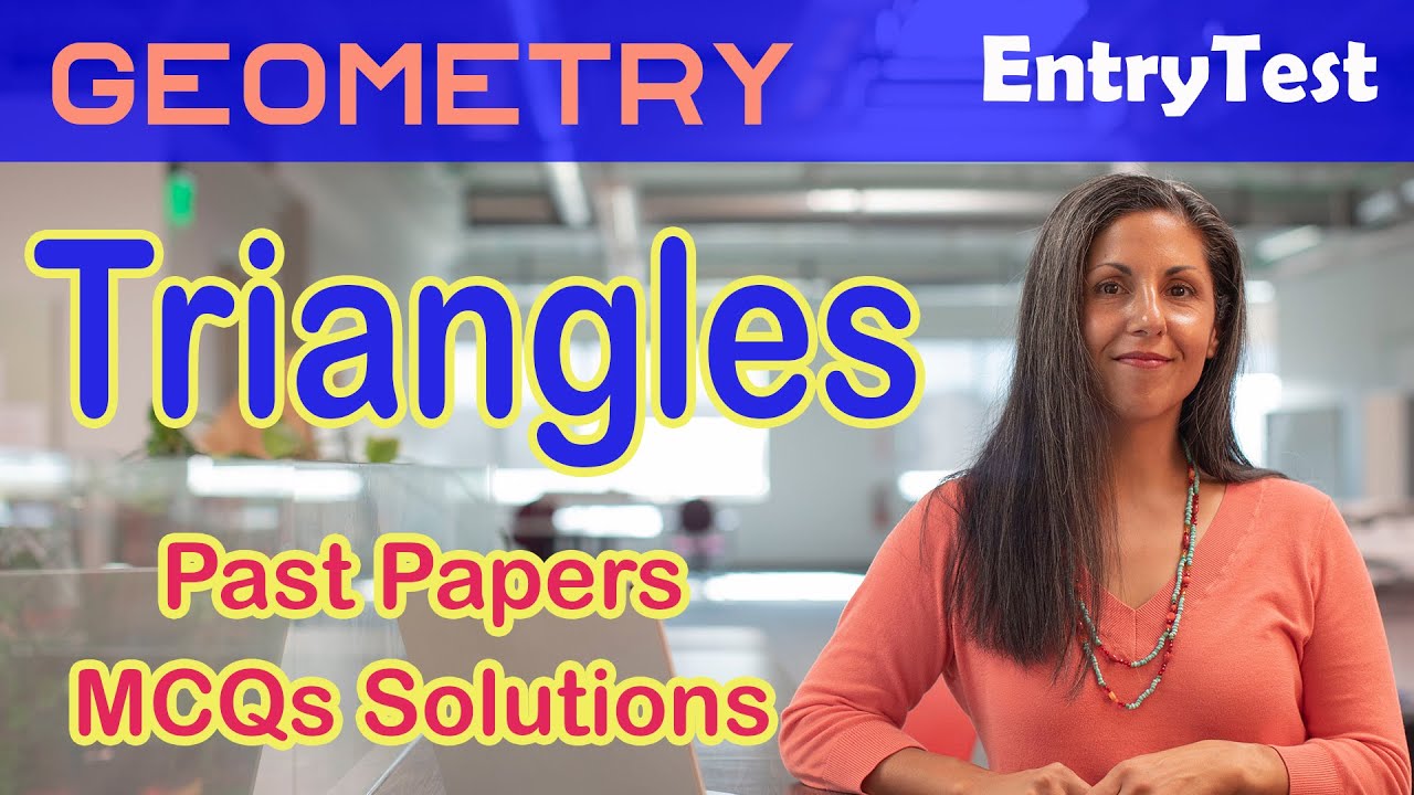 Triangle formulae - solved past paper MCQs for NET IBA LUMS SAT GMAT GAT HAT