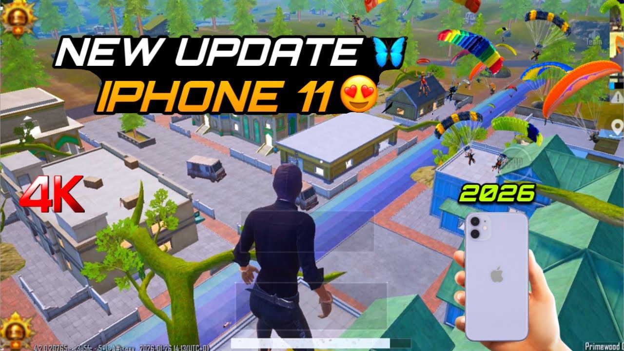 IPHONE 11 PUBG TEST IN 2026🔥/ 4.2 update livik gameplay 😍supersmooth+extreme PUBG test 💀