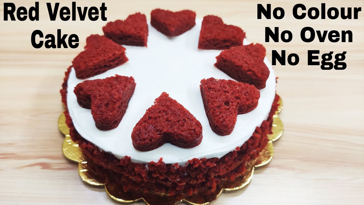 Red Velvet Cake Without Colour, Milk, Egg, Oven | रेड वेलवेट केक बनाए बिना रंग, अंडे, ऑवन, दूध के |