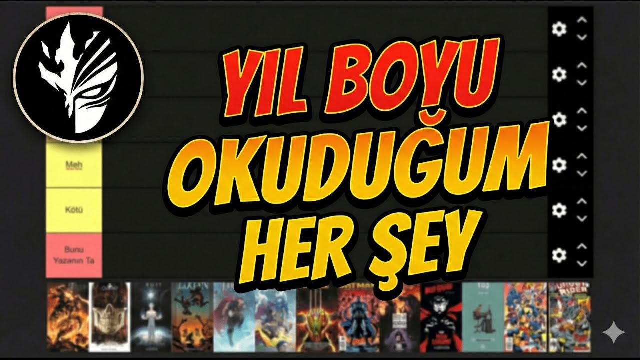 Yıl Boyu Okuduğum Çizgi Roman Ve Mangalar