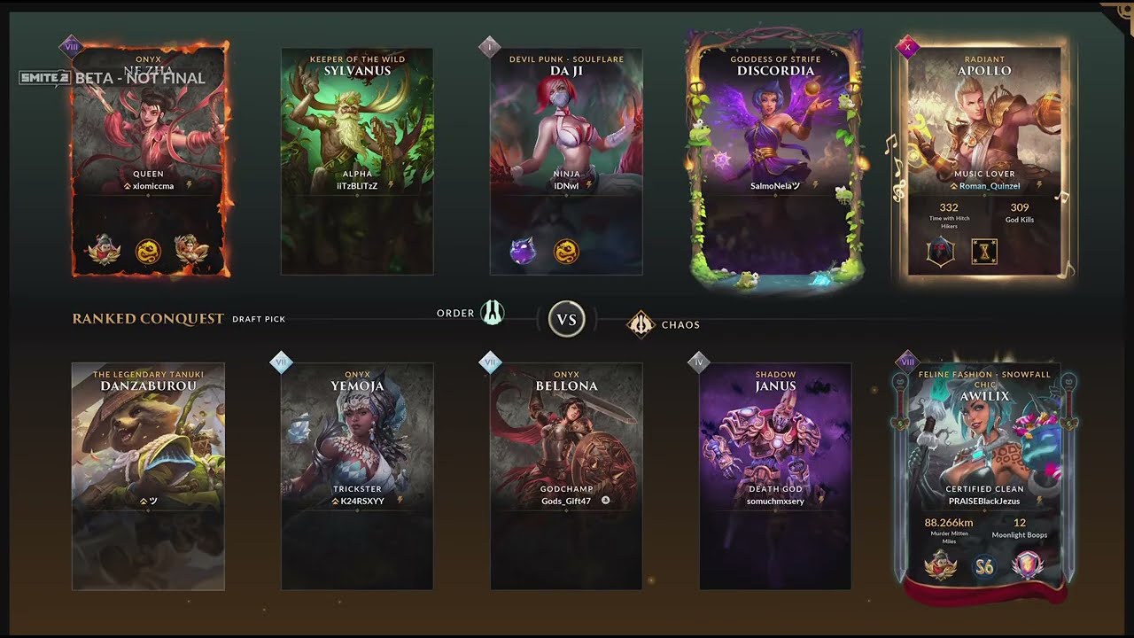 SMITE 2 Ranked Platnium Ne Zha Solo