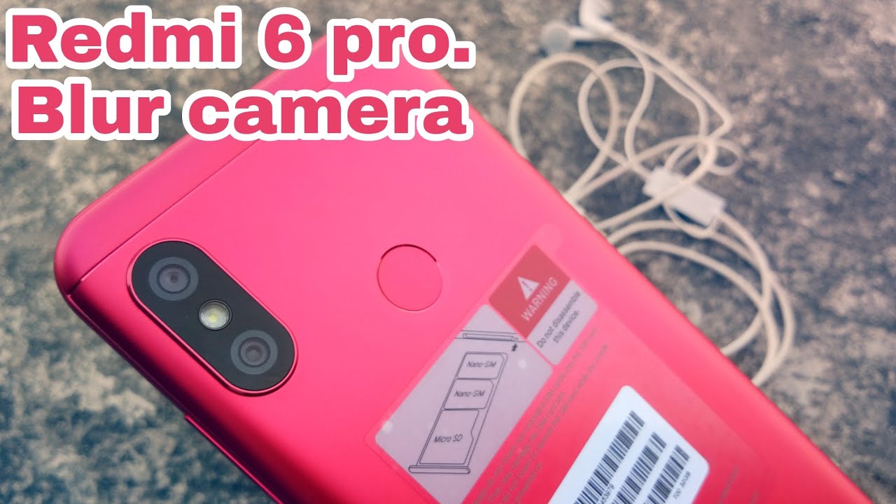 How to use Redmi 6 pro. Blur camera effect _ redmi 6 pro. _ MS Technic
