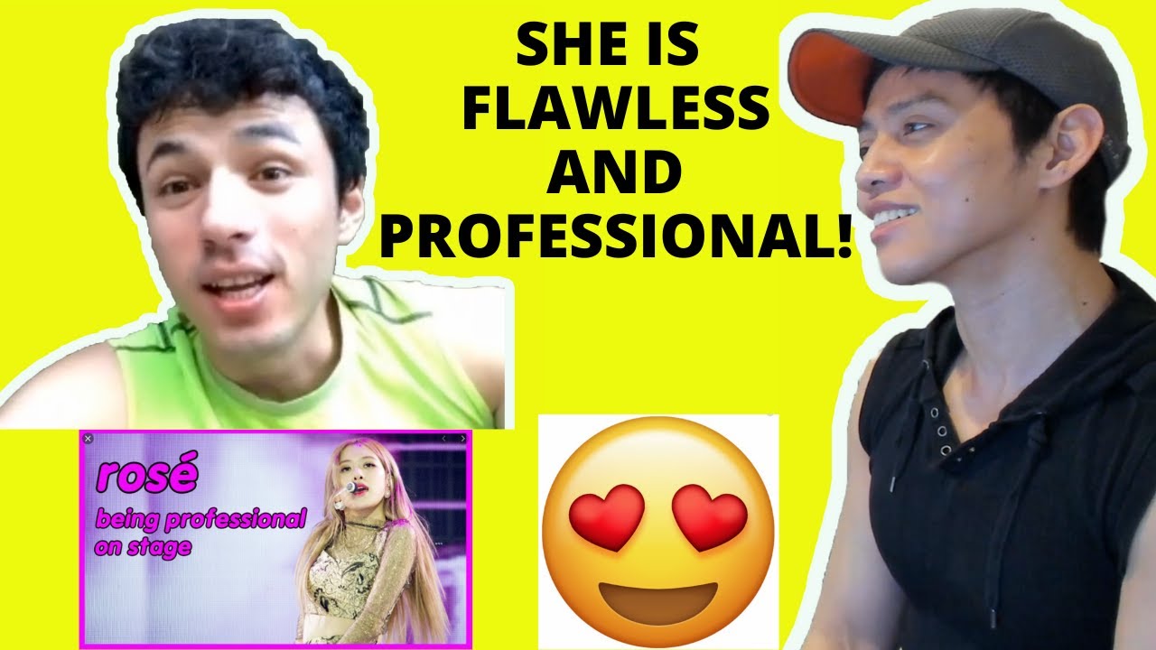 BLACKPINK (블랙핑크) - Rosé being professional on stage for 5 minutes straight | REACTION VIDEO