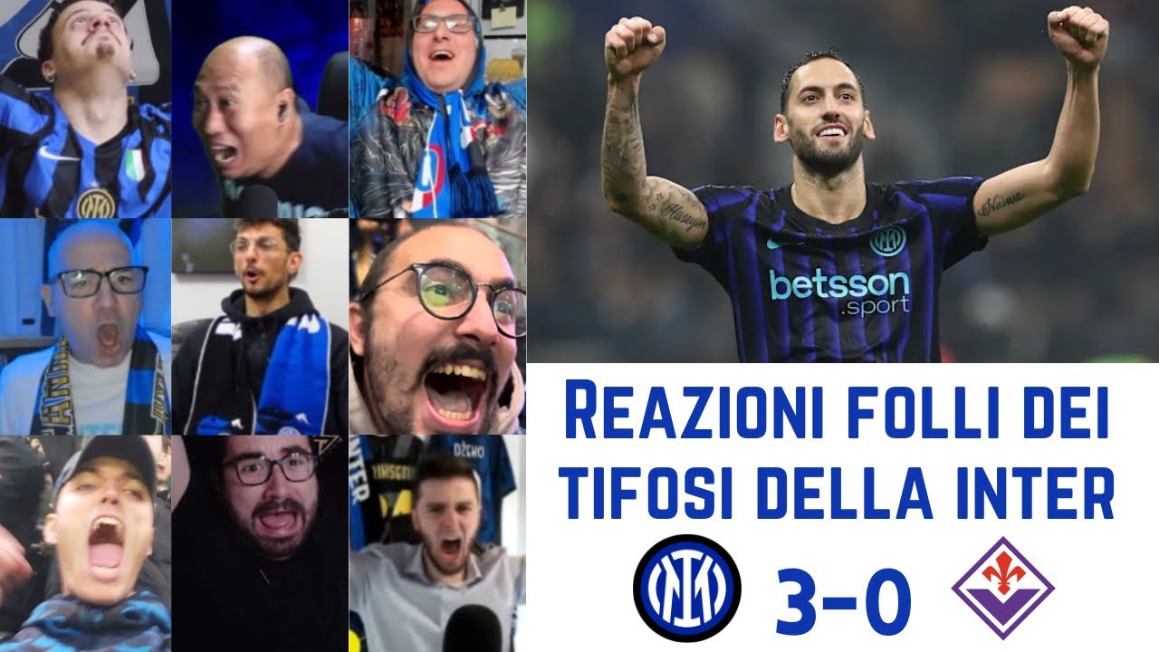 Reazioni folli dei tifosi dell’Inter dopo INTER 3-0 FIORENTINA | Serie A Giornata 9