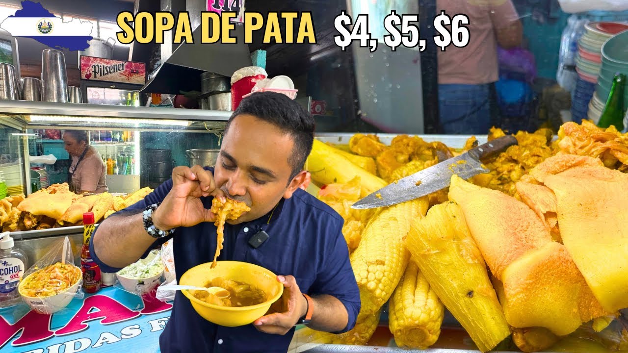DELICIOSAS SOPA DE PATA EN EL MERCADO CENTRAL 🤤🤤 la más famosa
