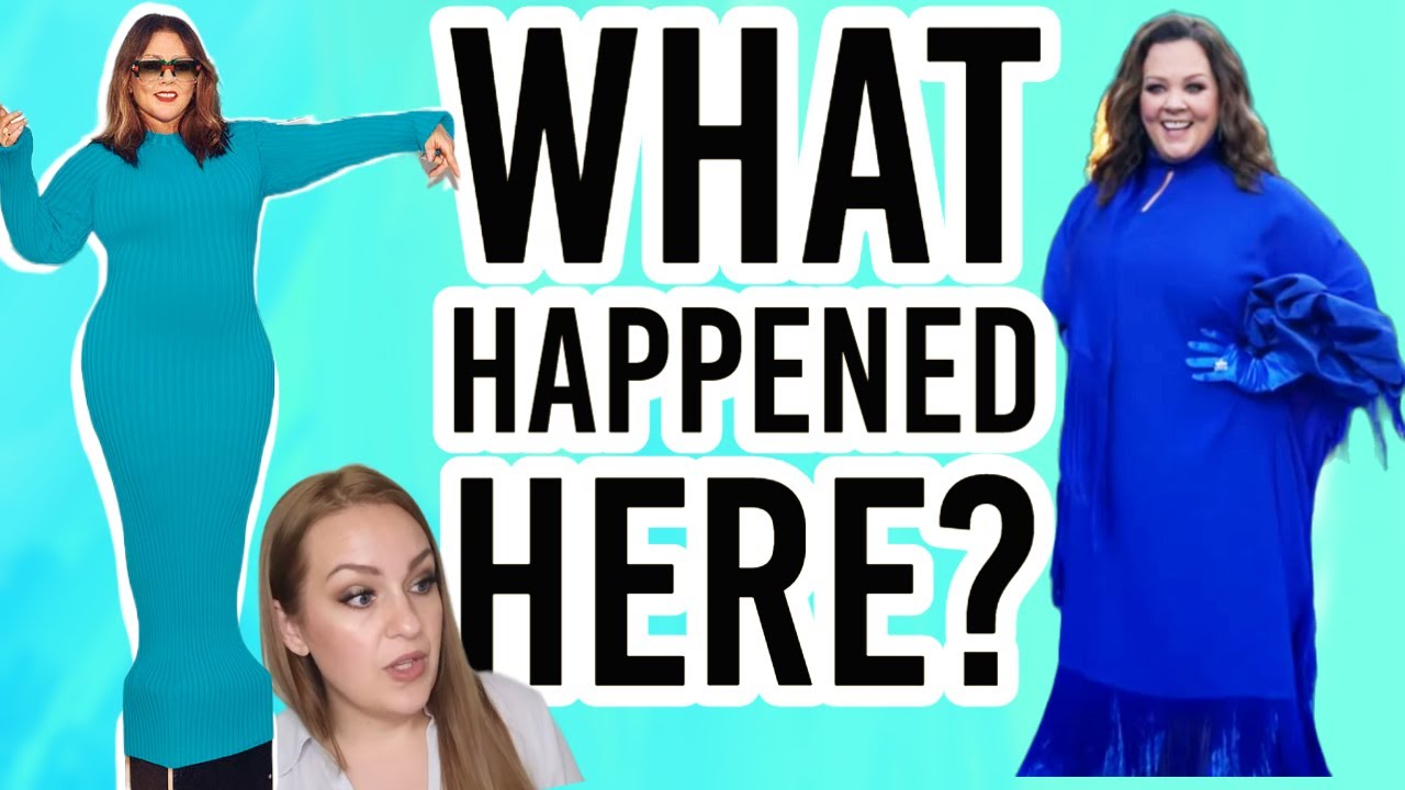 WHY DID SHE DO THIS? How to dress a Curvy Hourglass Short & Busty Melissa McCarthy 