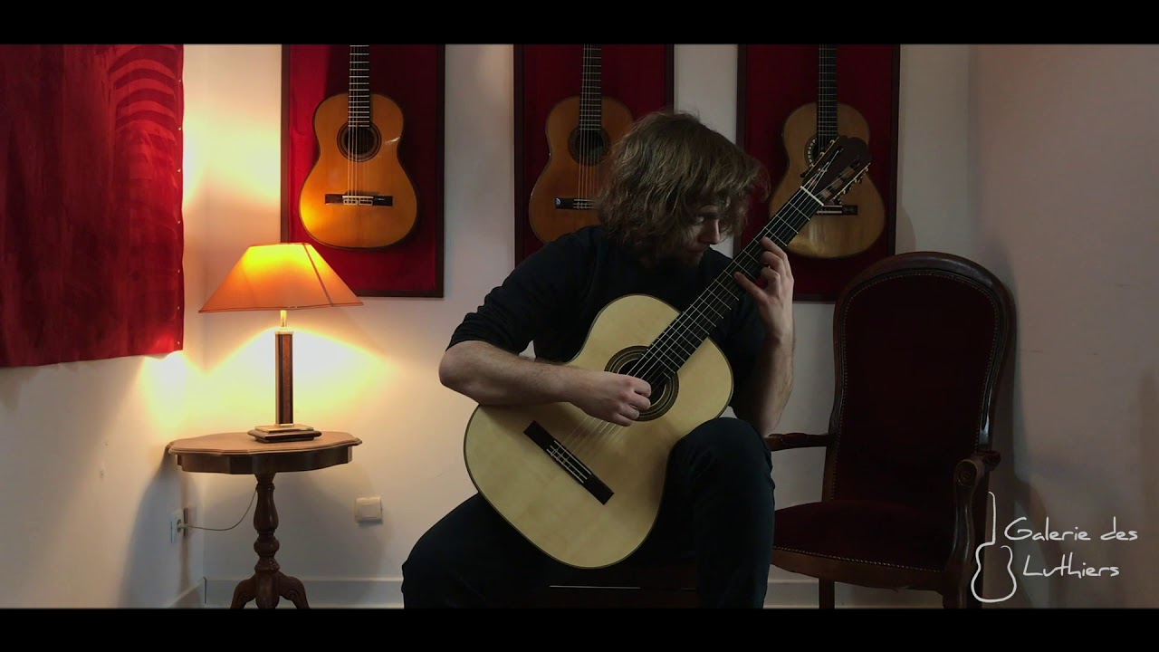 Francisco Luís plays J.S. Bach Sonata n2 BWV 1003 Andante (Guitar : 2017 Gerhard Oldiges)