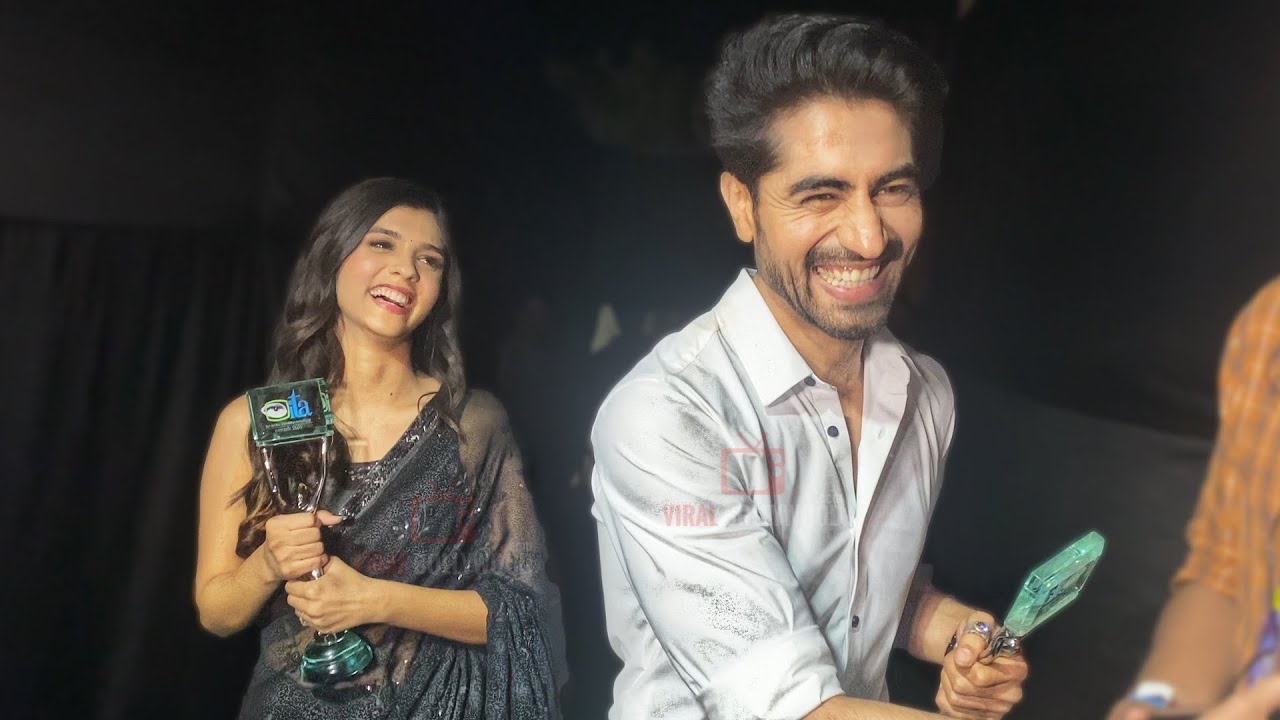 Pranali Rathod and Harshad Chopra UNSEEN Cutest Moment at ITA Awards 2022 | Abhira | Full Video
