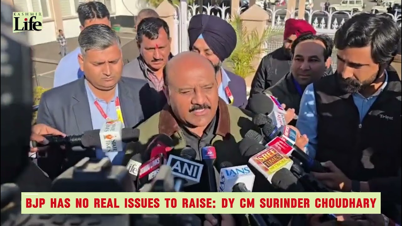 BJP Has No Real Issues to Raise: Dy CM Surinder Choudhary