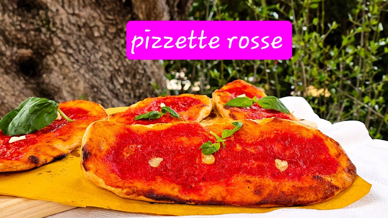 Pizzette rosse, sottili e croccanti @Rosariarinaldi_speedychef