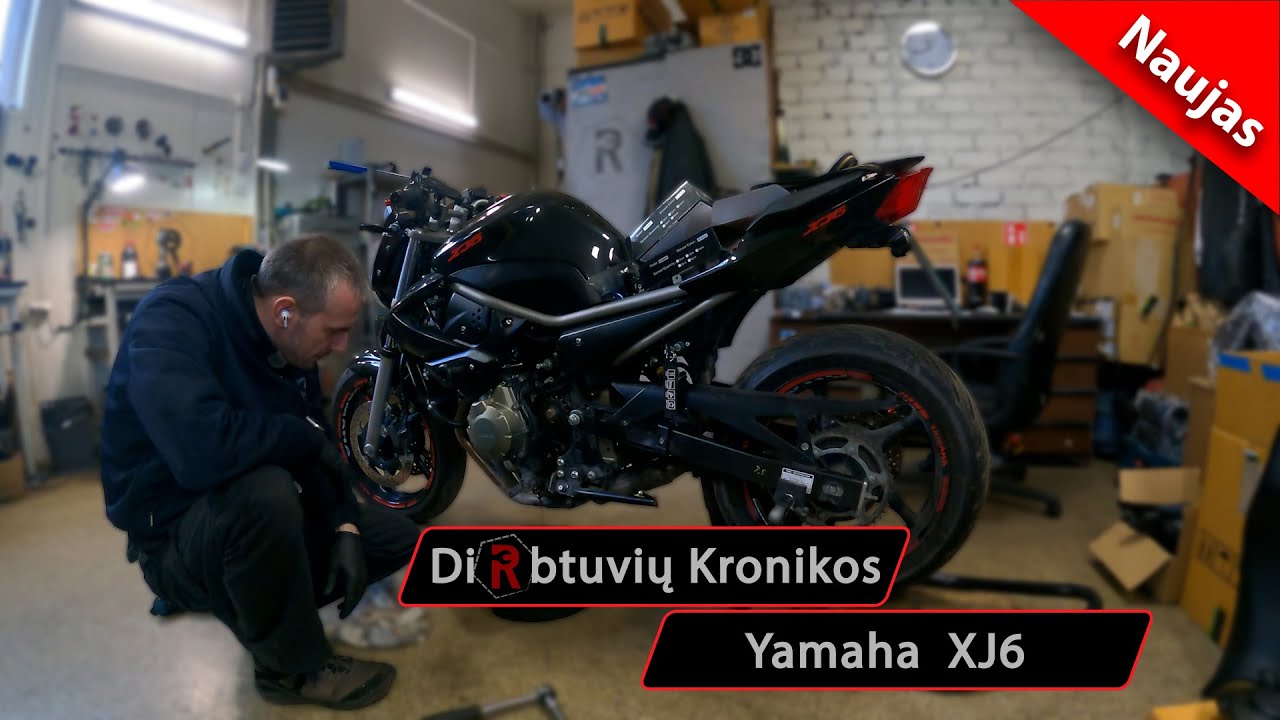 *09  Yamaha XJ 6 *atrodo dailus *ne viskas taip kaip atrodo!