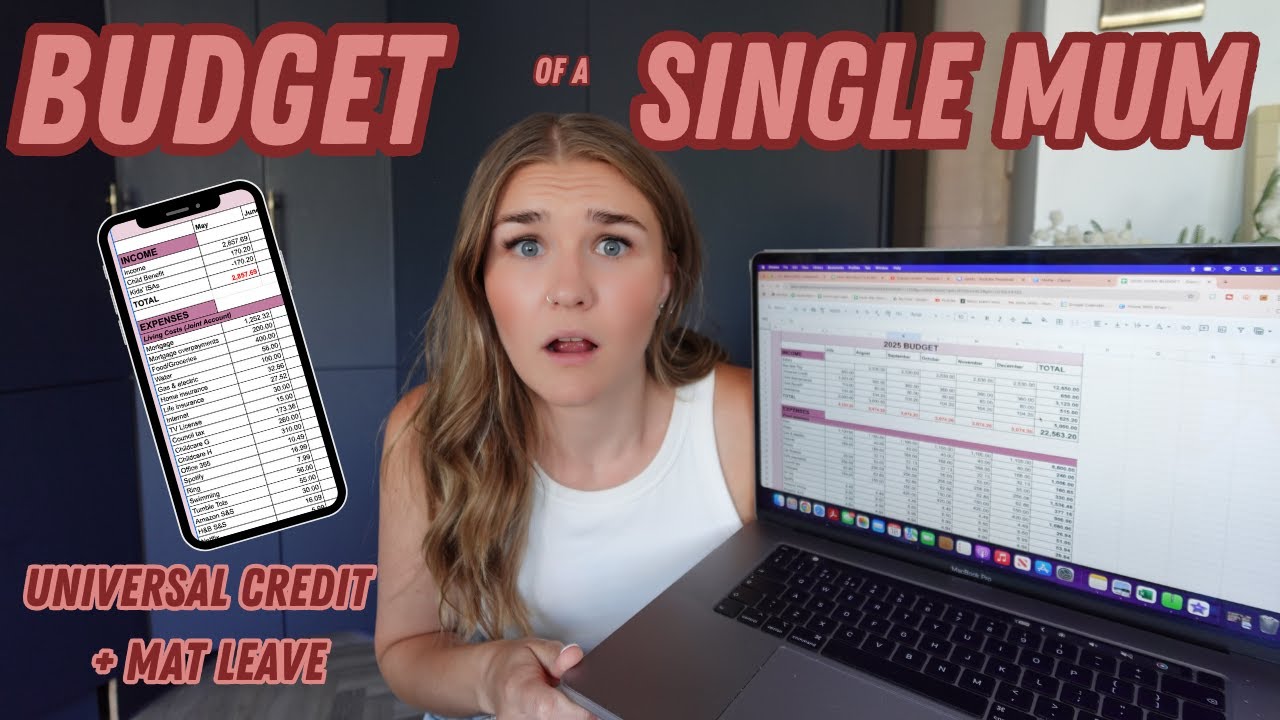 BUDGET of a SINGLE MUM on Maternity Leave (Teacher) + Universal Credit