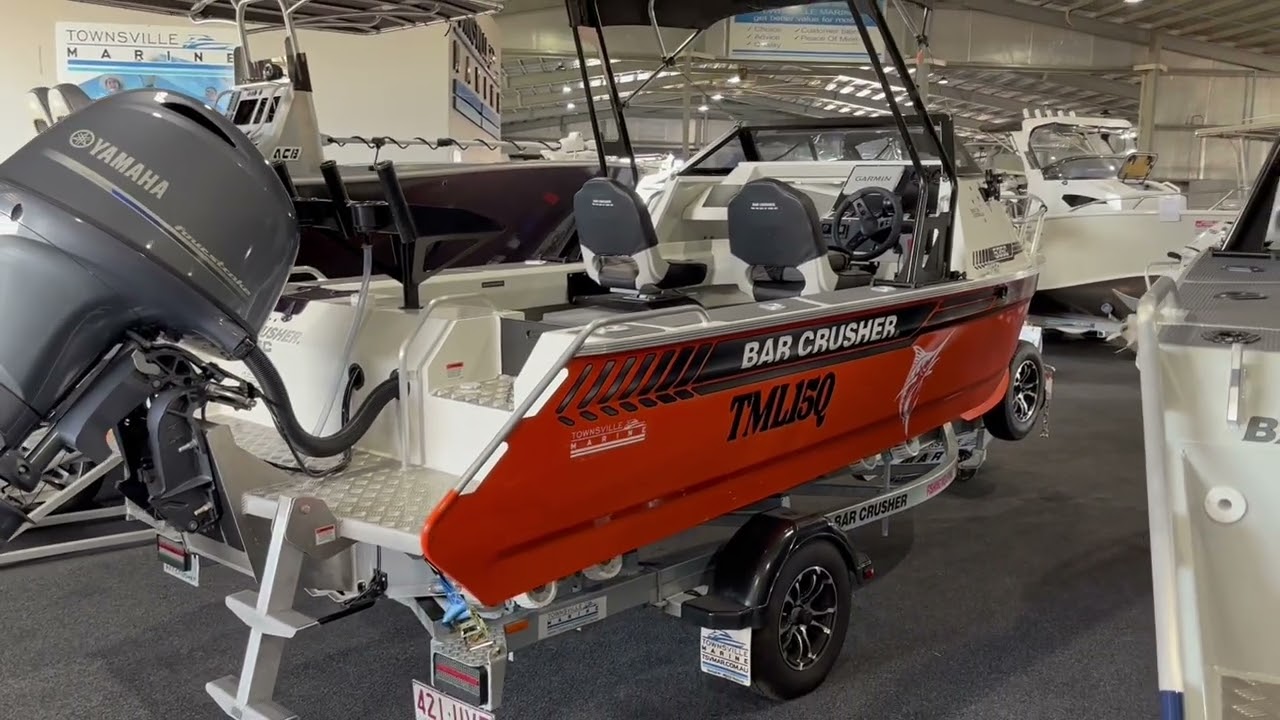 BOAT FOR SALE: Pre-owned 2025 Bar Crusher 535C - Yamaha 115hp - very low hours - Townsville Marine