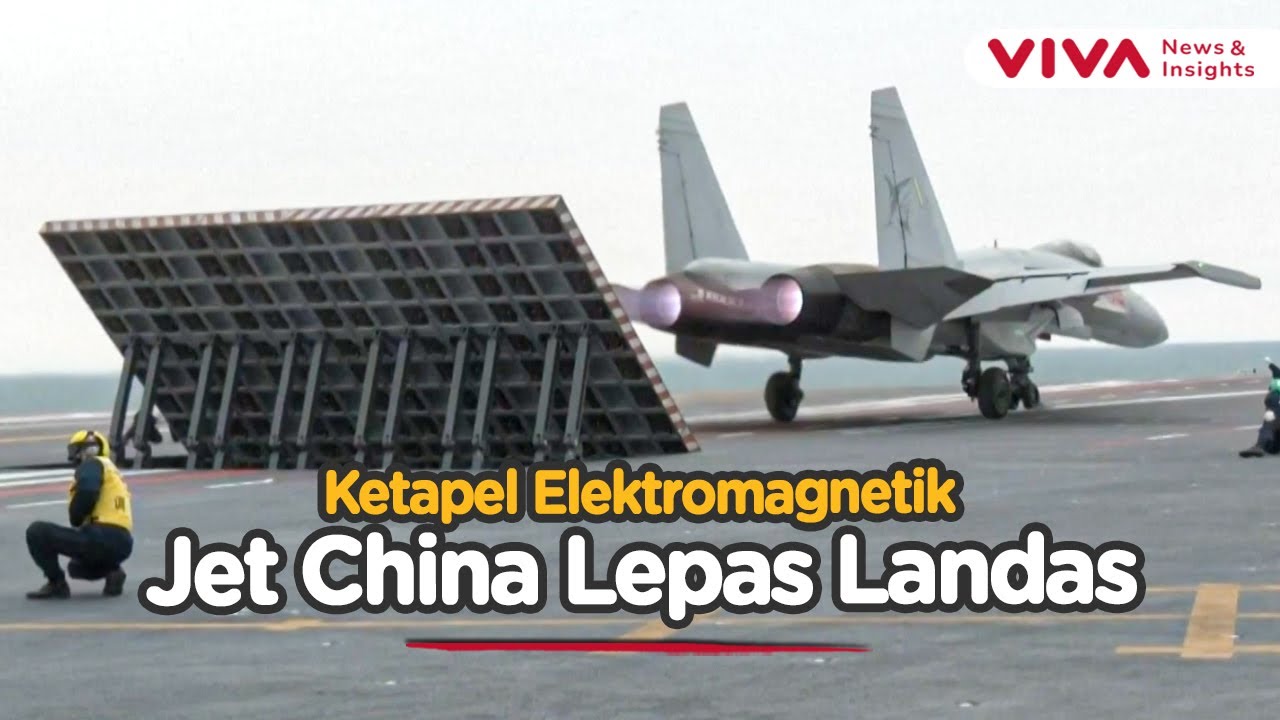 China Pamer 3 Pesawatnya Berhasil Lepas Landas di Kapal Induk Fujian