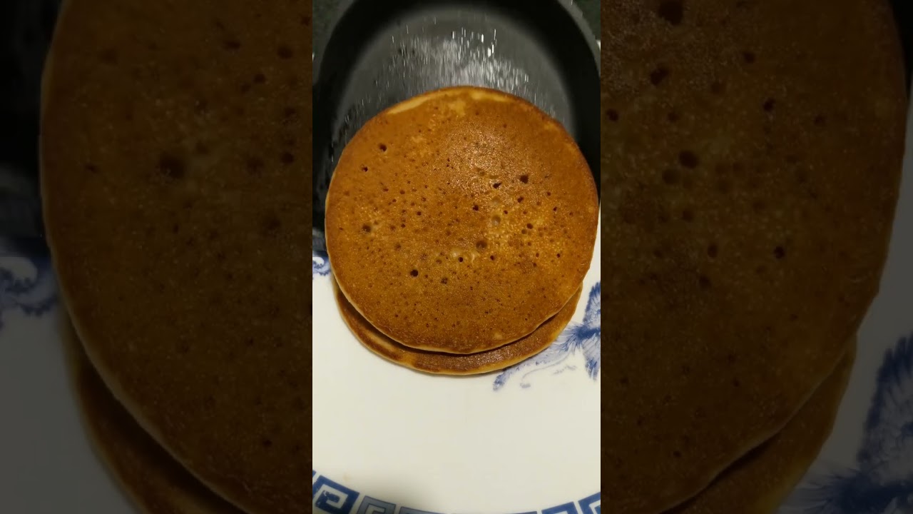 Golden-brown pancake perfection #PancakeRecipe #Homemade #Foodie #Delicious #PancakeLovers