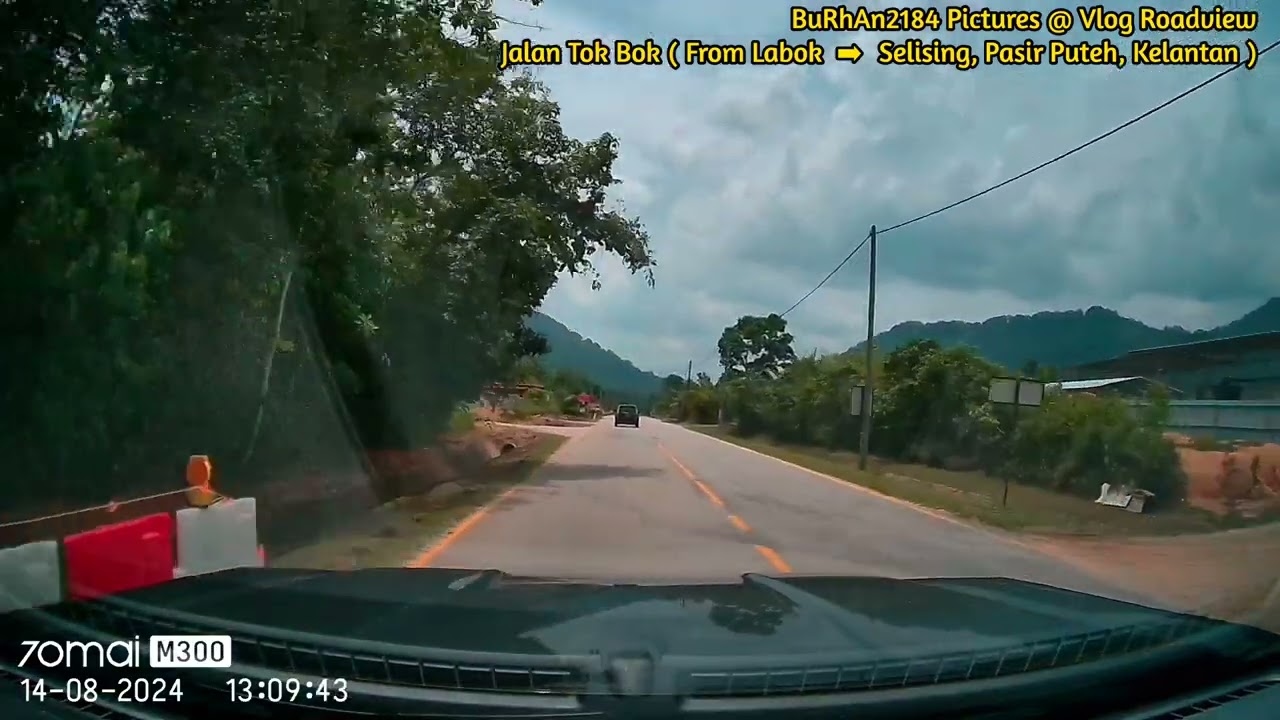 Jalan Tok Bok ( Dari Labok, Machang ke Selising, Pasir Puteh, Kelantan )