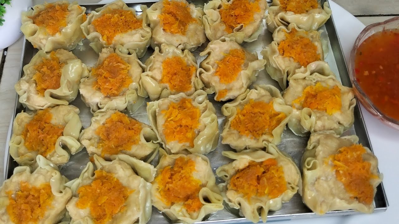 GA CUKUP MAKAN SATU!! RESEP DIMSUM AYAM ENAK BANGET WAJIB RECOOK !!