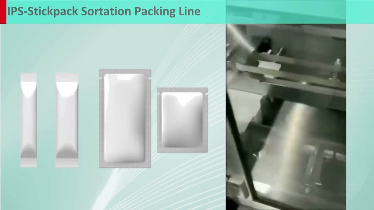 Stickpack Sortation Packing Line
