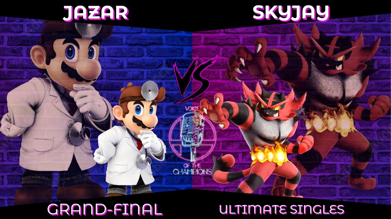 Voice of the Champions Grand Finals - JaZaR (Dr. Mario) Vs. Skyjay (Incineroar) SSBU