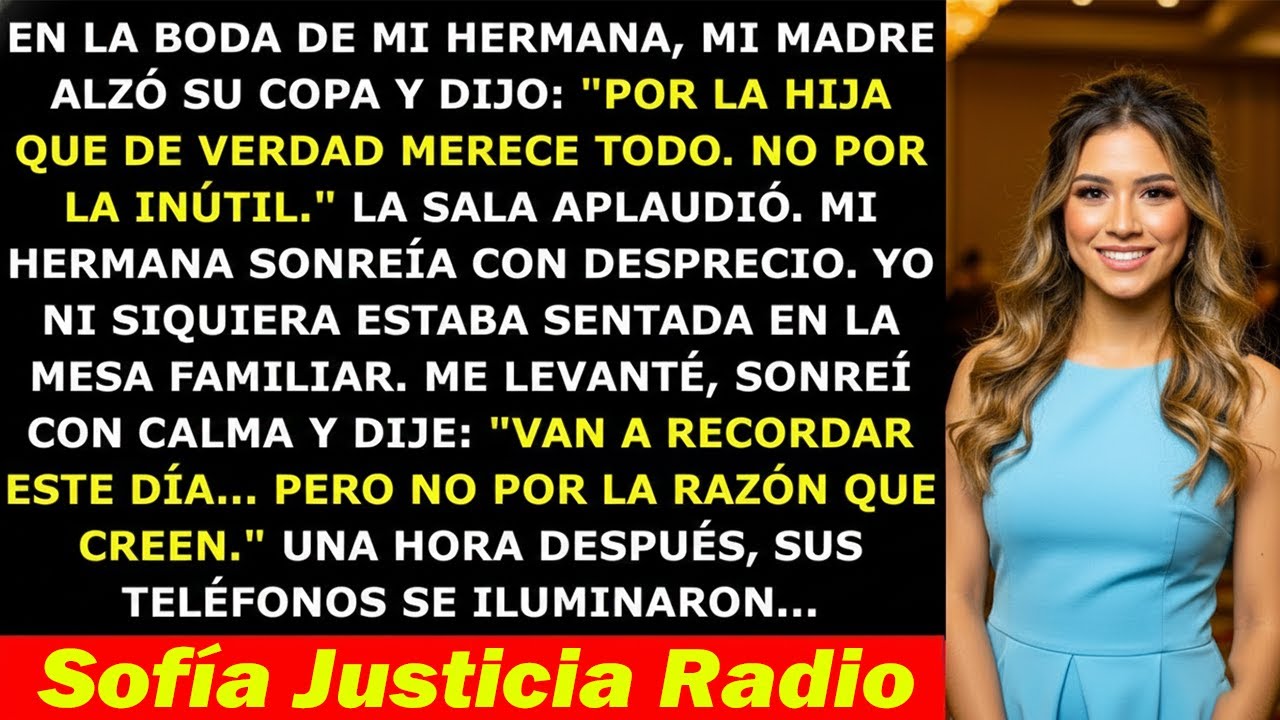 En la Boda de Mi Hermana, Mi Madre Me Humilló — Una Hora Después, Todos Quedaron en Shock
