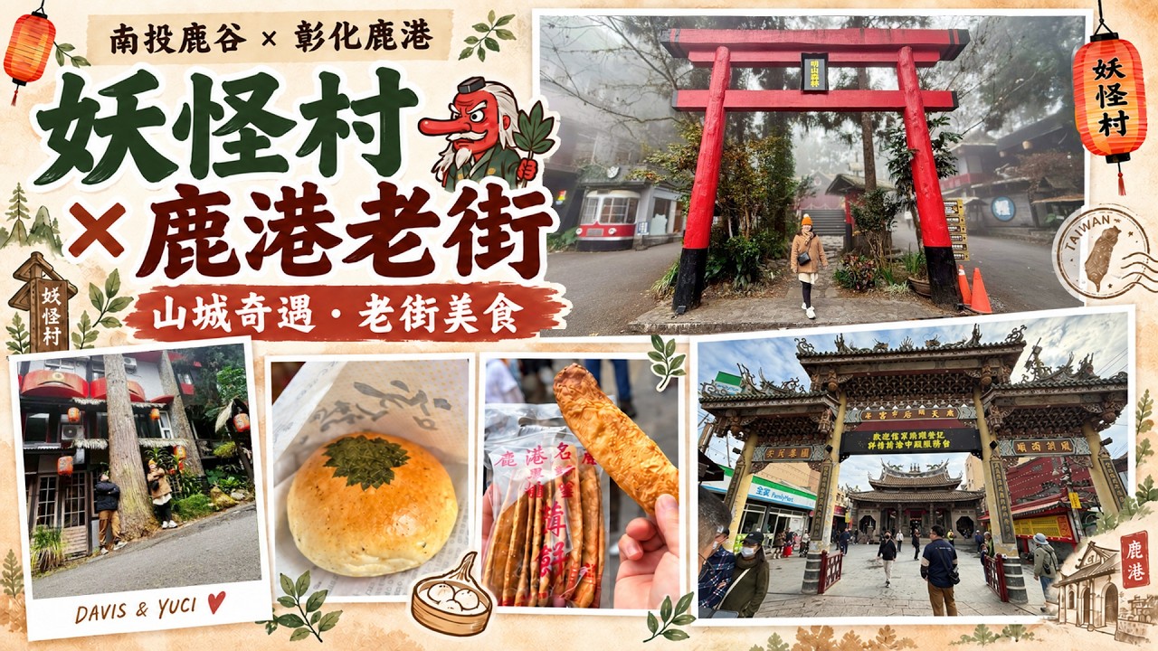 南投縣鹿谷鄉妖怪村｜彰化縣鹿港鎮鹿港老街｜家人出遊#16