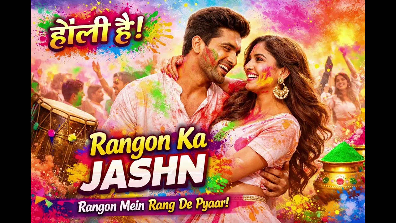 Holi Hai 2026 – Rangon Ka Jashn | New Hindi Holi Dance Song | Festival Special | होली का गाना 2026