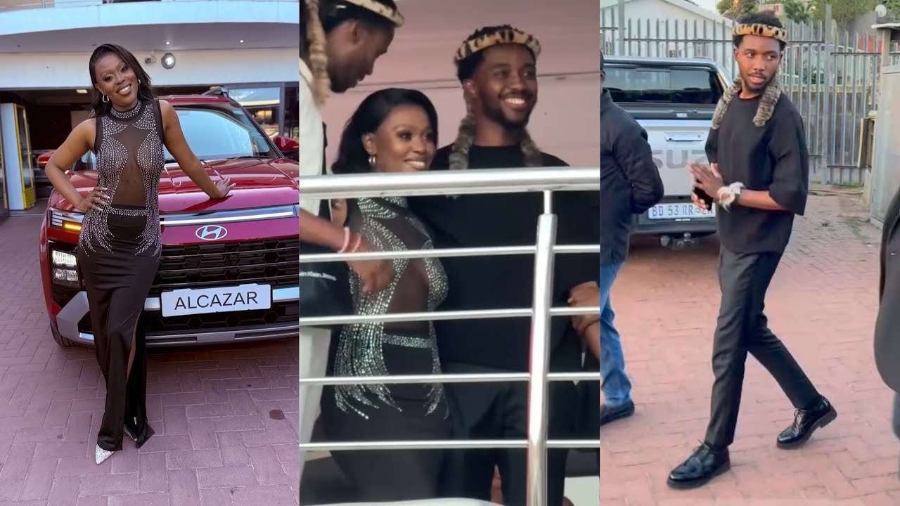 SweetGuluva shows up for Philile in her homecoming event yesterday..