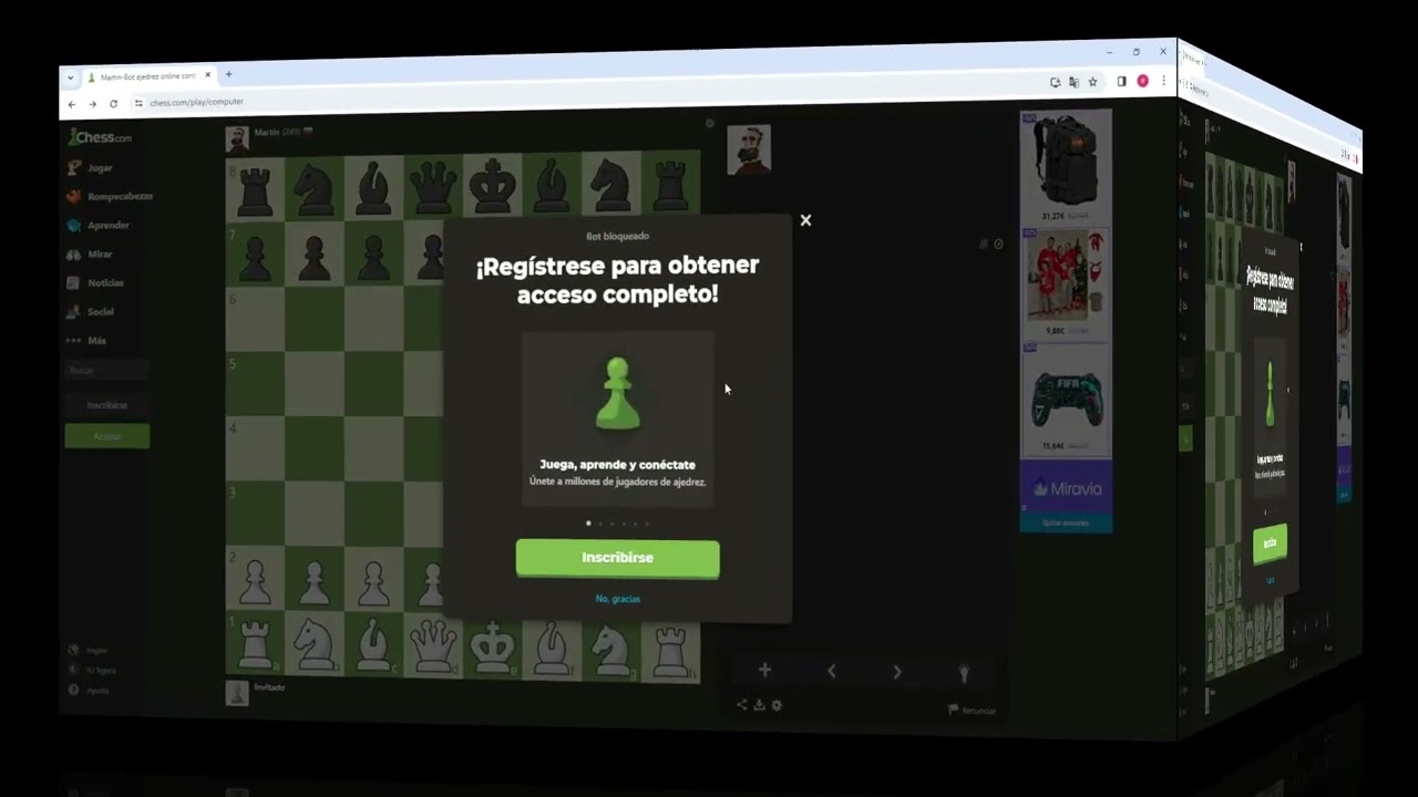 el video de ajedrez perdido