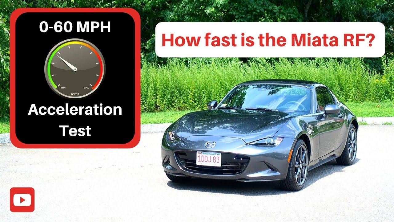 2019 Miata RF 0-60 Acceleration Test - Dragy Performance Meter Testing