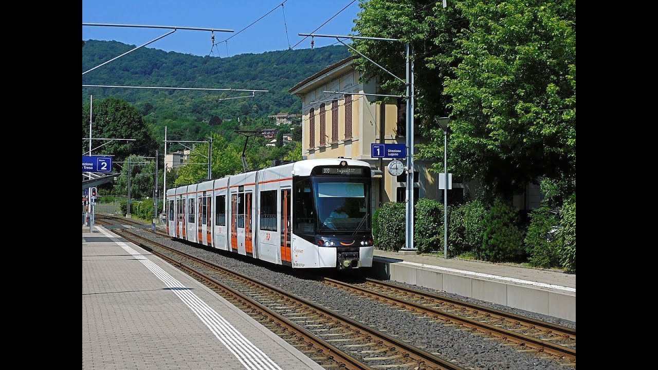 Ponte Tresa - Bioggio in cabina di guida del Tramlink Be 6/8