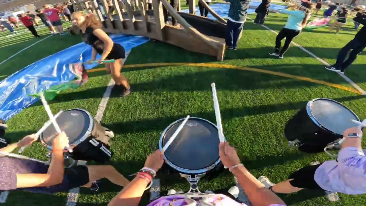 Midland High School  “Over the River and Through the Woods” Snare cam