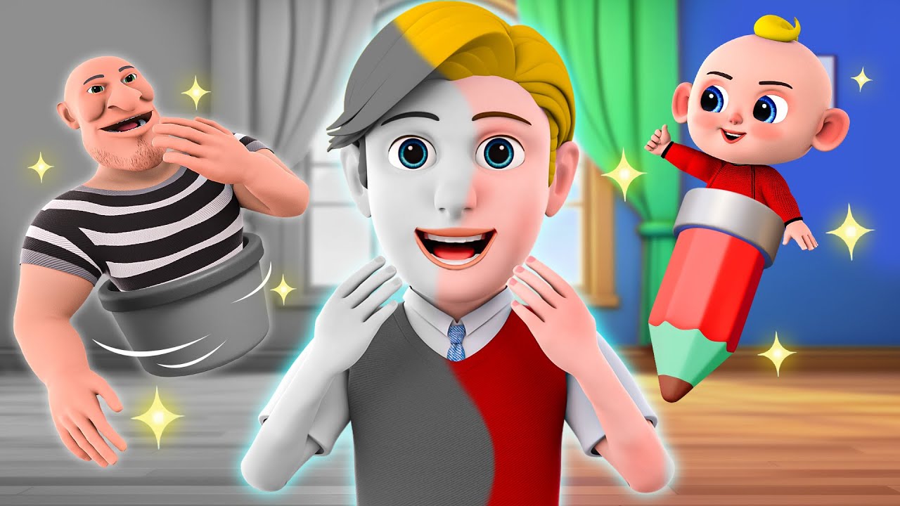 Meine Farben sind verschwunden! | Verlorenes Farbenlied | Lustiges Animationslied für Kinder | PO&PU