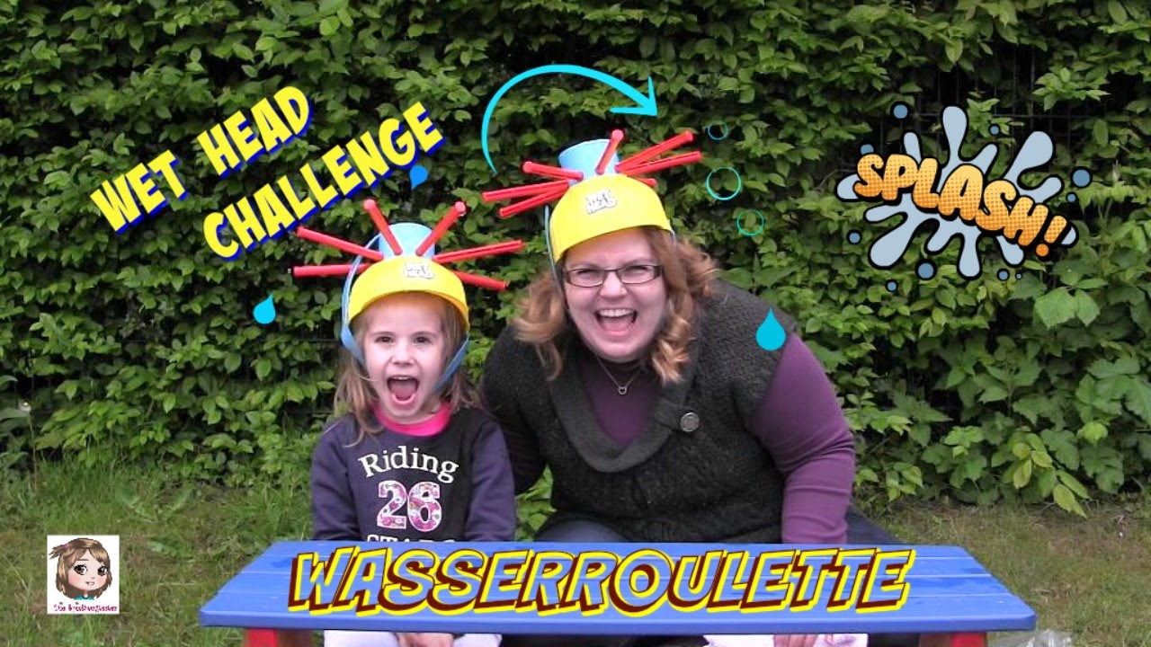 Wasserroulette auf dem Kopf 💦 Wer wird nass? 💦 WET HEAD CHALLENGE