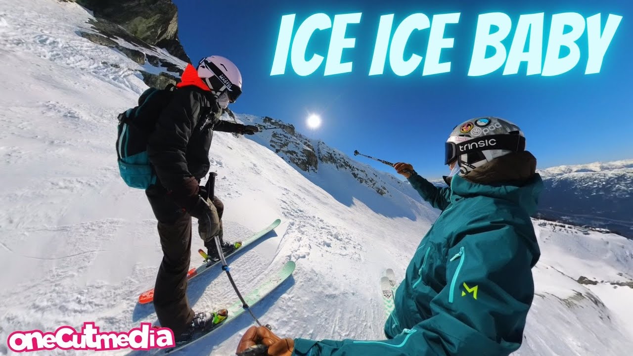 ICE ICE BABY down the Saudan Couloir at WhistlerBlackcomb