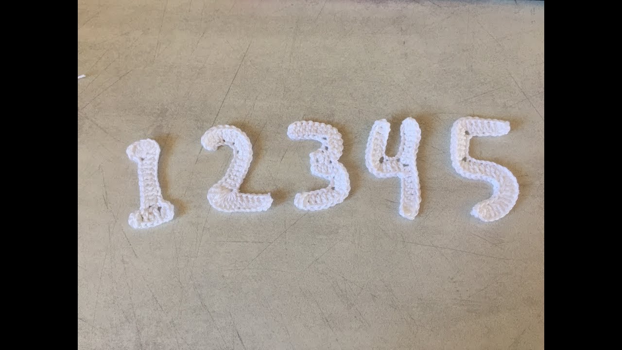 Tuto chifre 1 a 5 au crochet