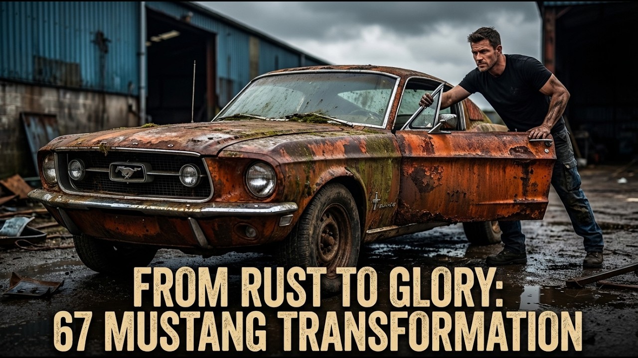 ASMR Full Restoration of an Abandoned 1967 Ford Mustang Fastback to Factory-New Glory