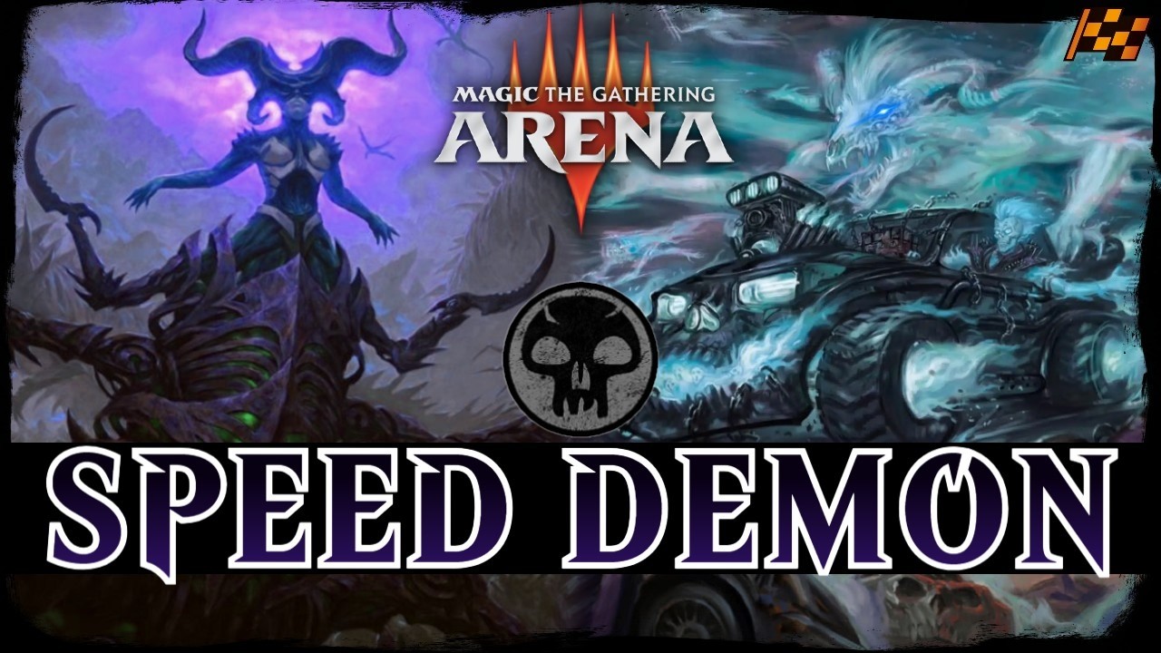 ДЕМОНЫ СКОРОСТИ | MTG Arena - Моно-чёрный AETHERDRIFT МАКСИМАЛЬНАЯ СКОРОСТЬ Комбо для демона РАНН...