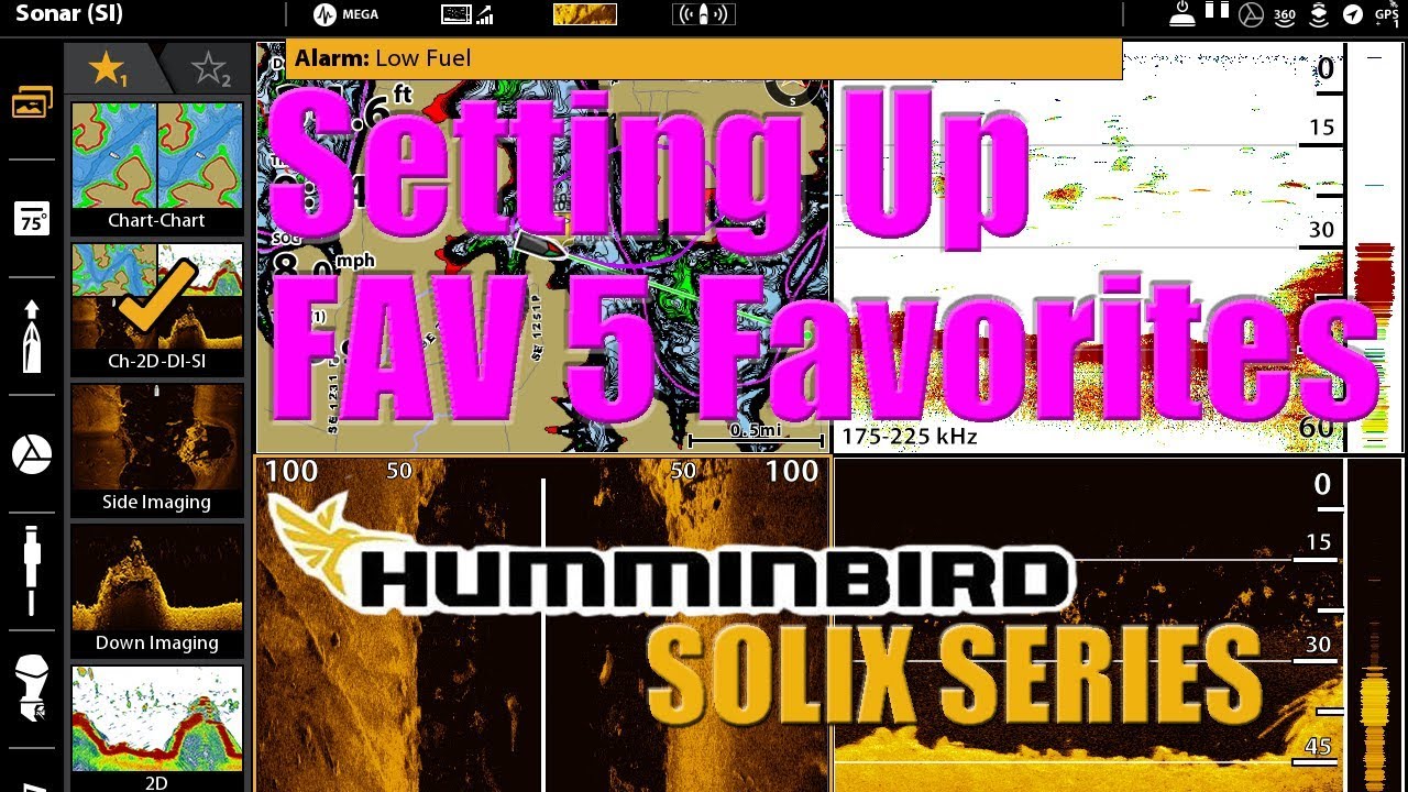 Tips 'N Tricks 235: Humminbird SOLIX Fab 5 Favorites & How to Set-Up