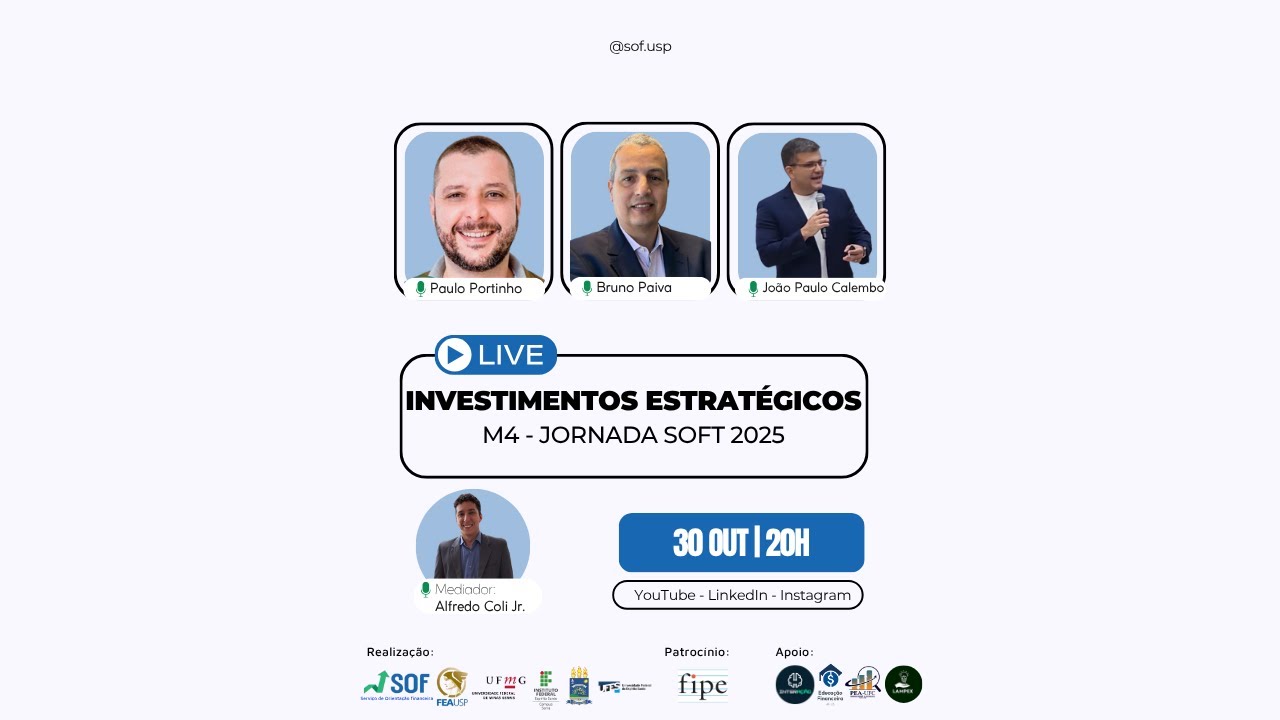 Live M4 - Investimentos Estratégicos - Jornada SOFt