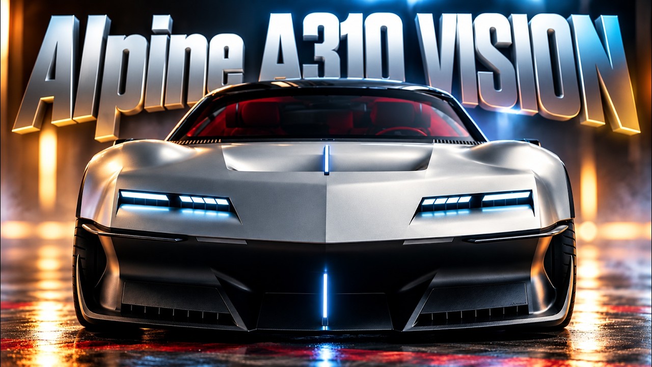 All New 2027 Alpine A310 VISION - World Premiere and First Look!