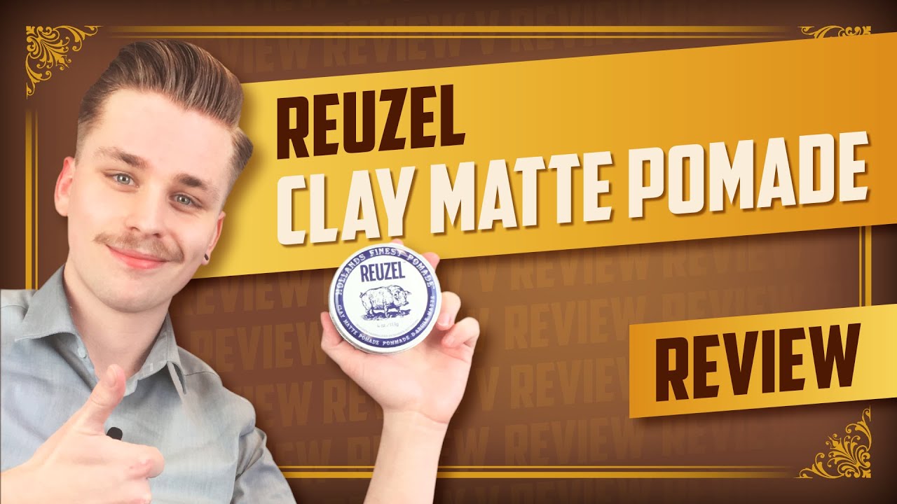 Matt-Clay der Kultmarke Reuzel | Reuzel Clay Matte Pomade Review | english subtitles