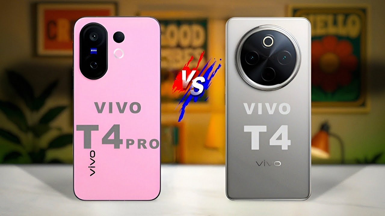 Vivo T4 Pro vs Vivo T4 ⚡ Full Comparison | Camera, Gaming, Battery Test!