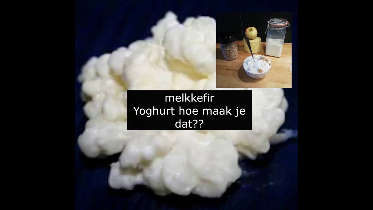 MelkKefir Yoghurt hoe maak je dat met muesli