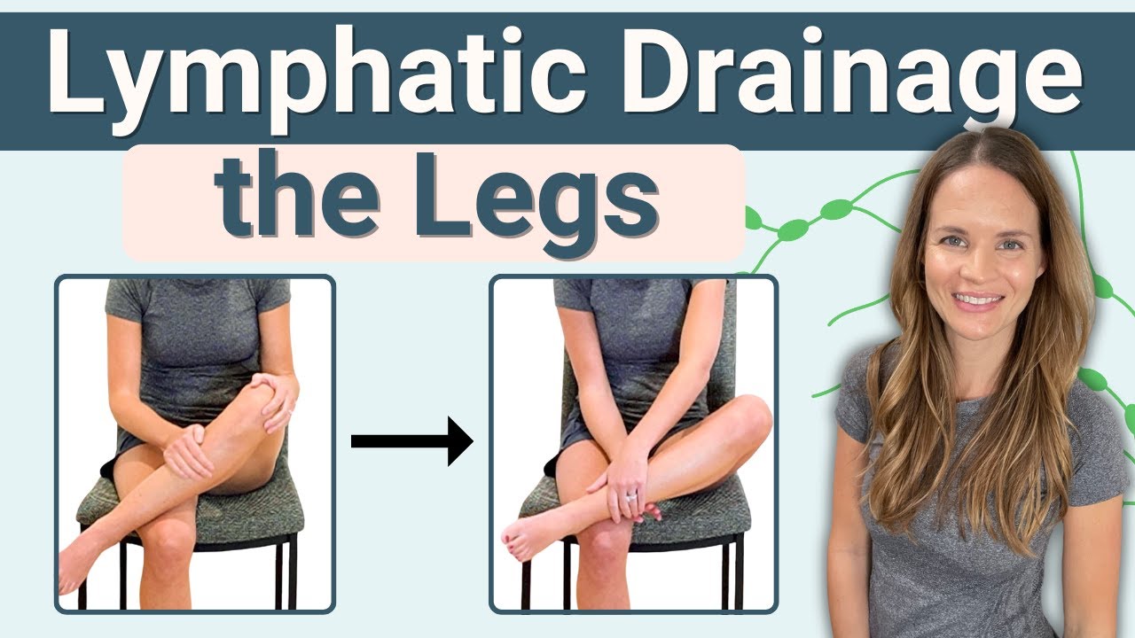 Leg Lymphatic Drainage Massage Full Routine: For Swelling & Lymphedema
