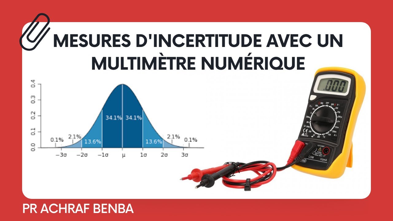 Mesures d'incertitude avec un multimètre numérique.