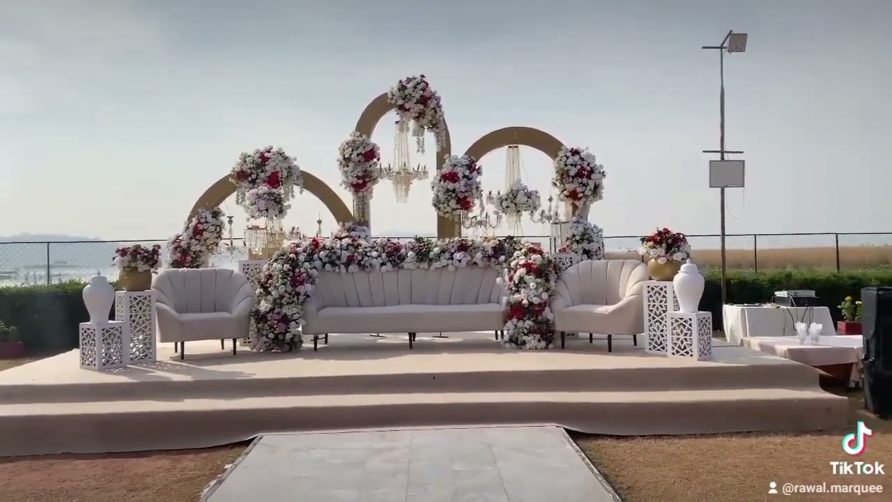 Walima Reception at Rawal MarQuee Islamabad bani gala 