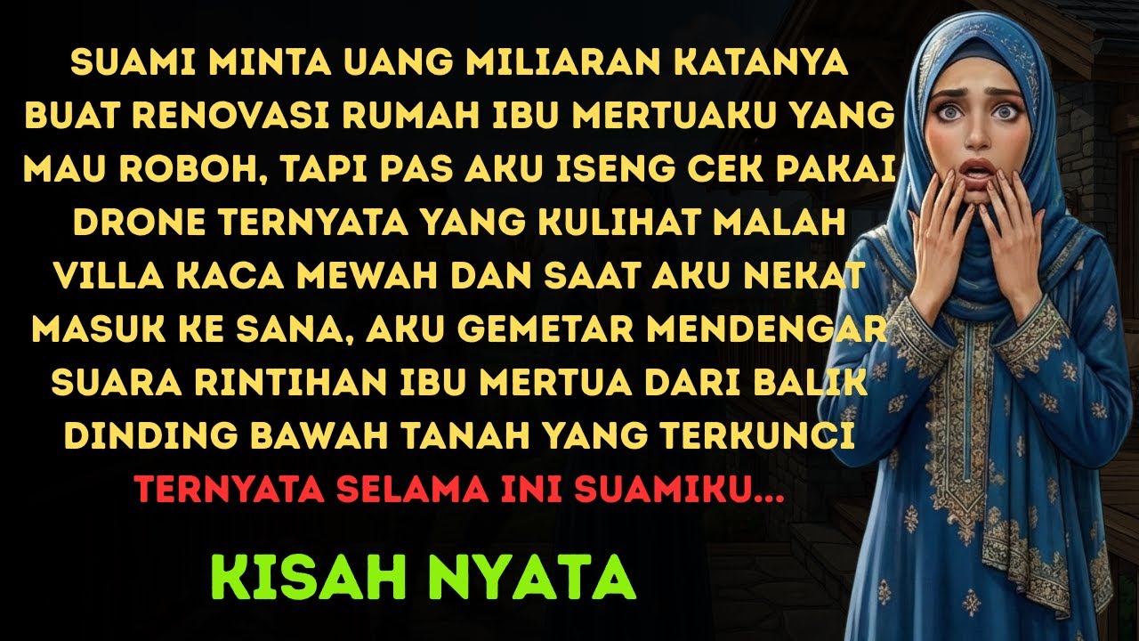 SUAMI MINTA MILIARAN UNTUK RENOVASI RUMAH IBU-SAAT KUCEK PAKAI DRONE, AKU SYOK MELIHAT..