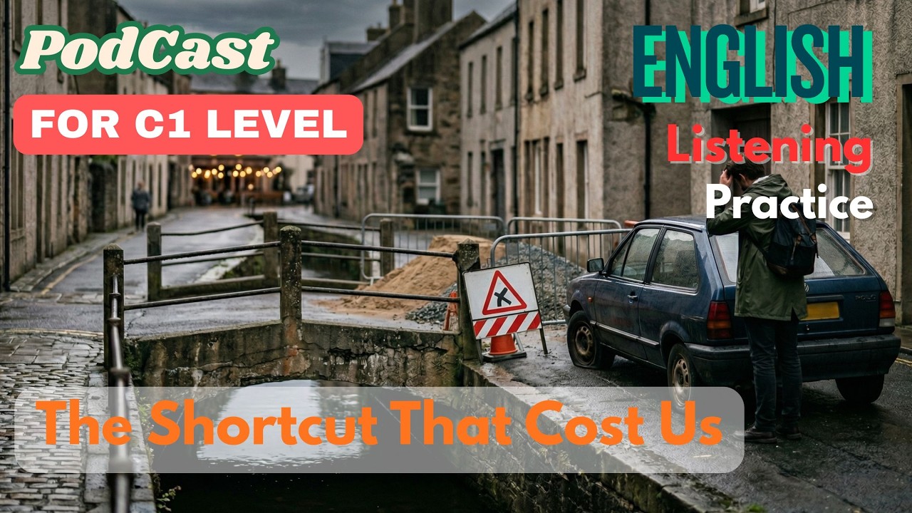 The Shortcut That Cost Us | C1 English Listening Practice (Story + Reflection + Vocabulary)