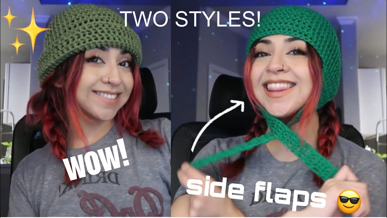 Crochet Beanie Tutorial (2 STYLES!!)