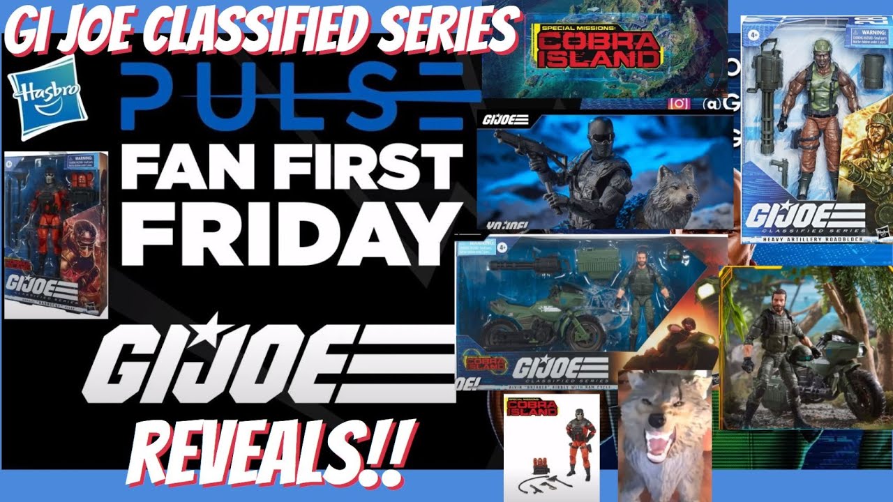 GI Joe Classified Series Fan First Friday June 2021 REVEALS!!!